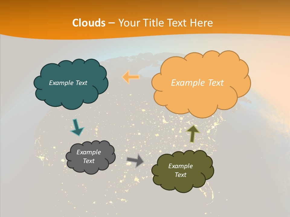 Sky Reflection Transportation PowerPoint Template