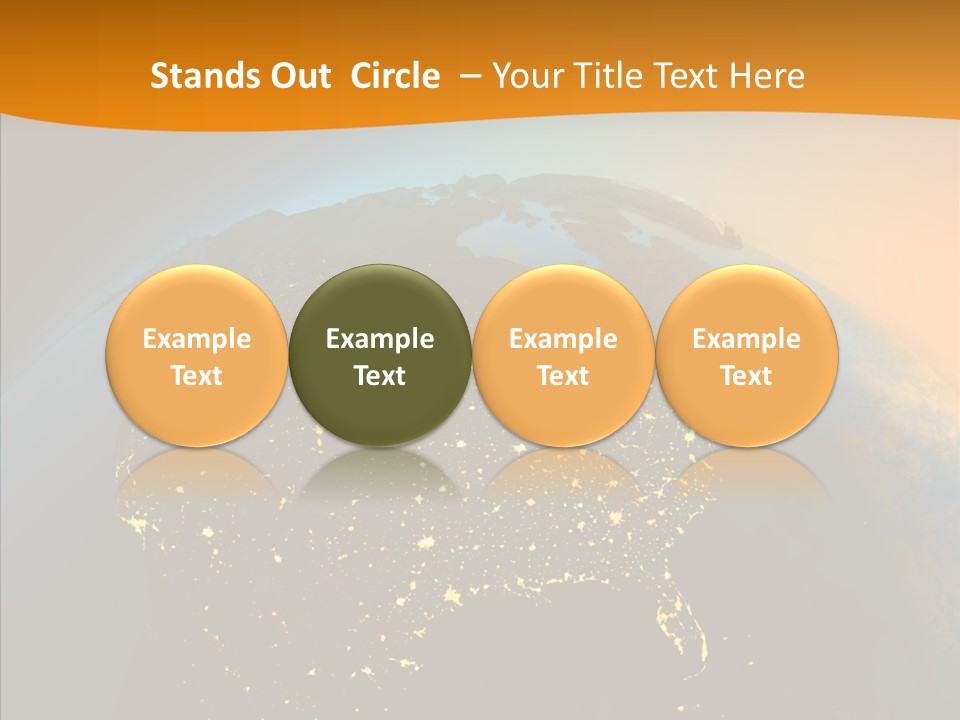 Sky Reflection Transportation PowerPoint Template