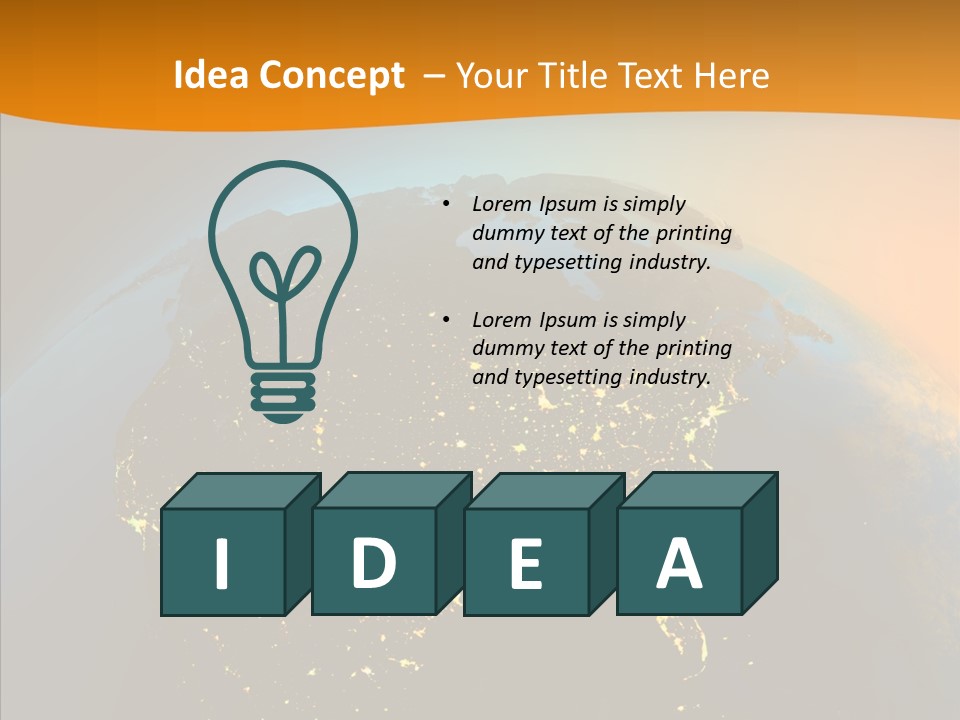 Sky Reflection Transportation PowerPoint Template