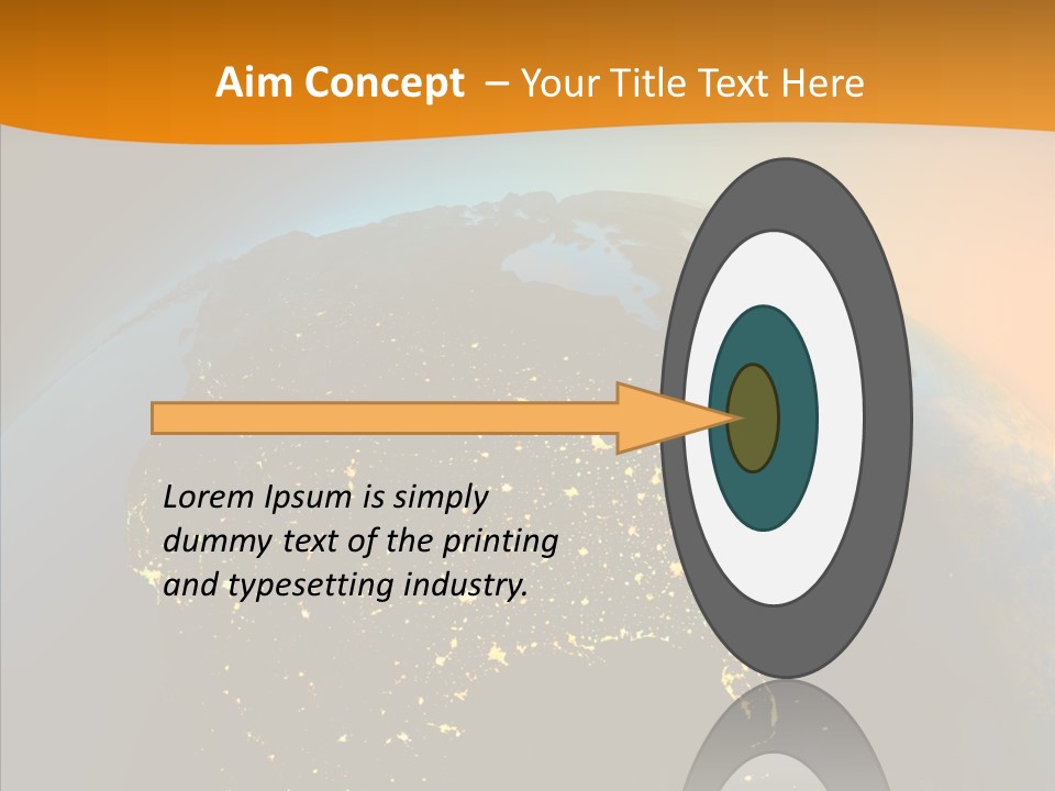 Sky Reflection Transportation PowerPoint Template