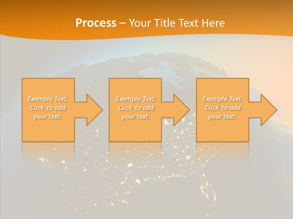 Sky Reflection Transportation PowerPoint Template