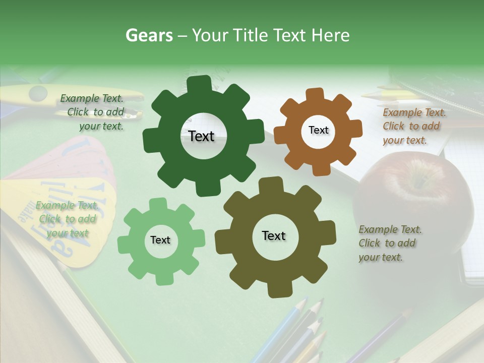 Education Scissors Paper PowerPoint Template