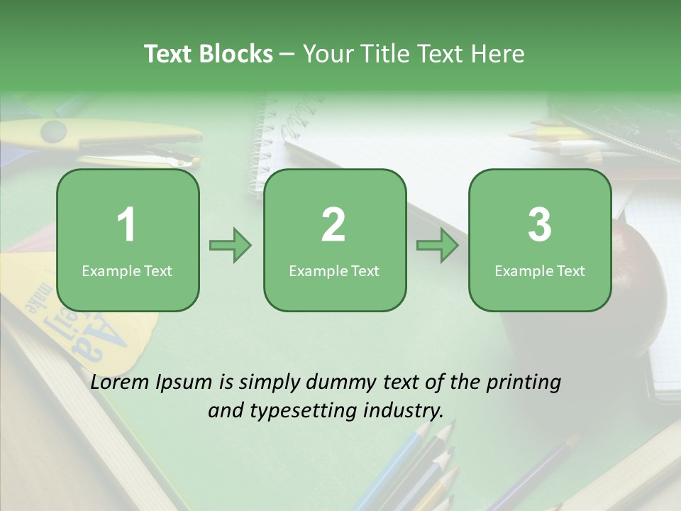 Education Scissors Paper PowerPoint Template