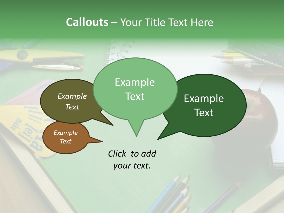 Education Scissors Paper PowerPoint Template