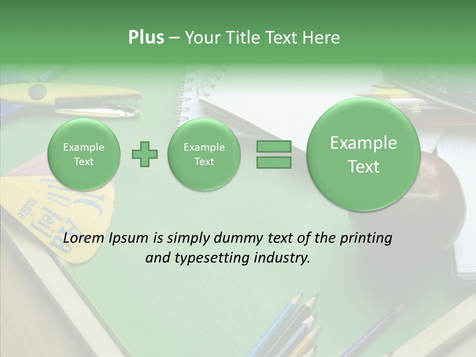 Education Scissors Paper PowerPoint Template