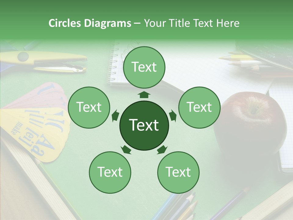 Education Scissors Paper PowerPoint Template