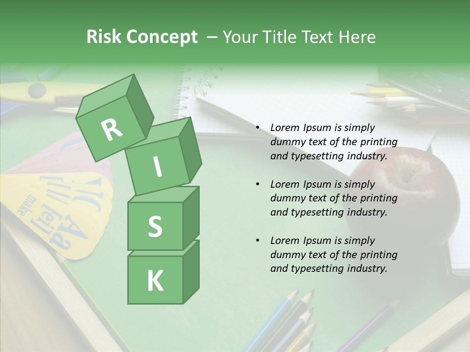 Education Scissors Paper PowerPoint Template