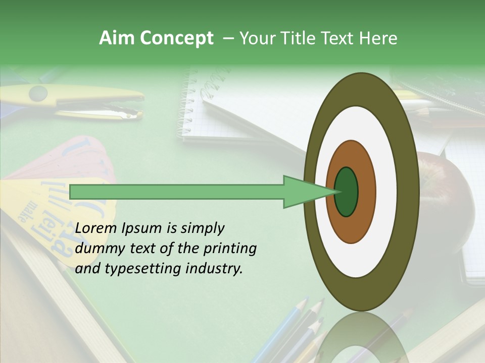 Education Scissors Paper PowerPoint Template