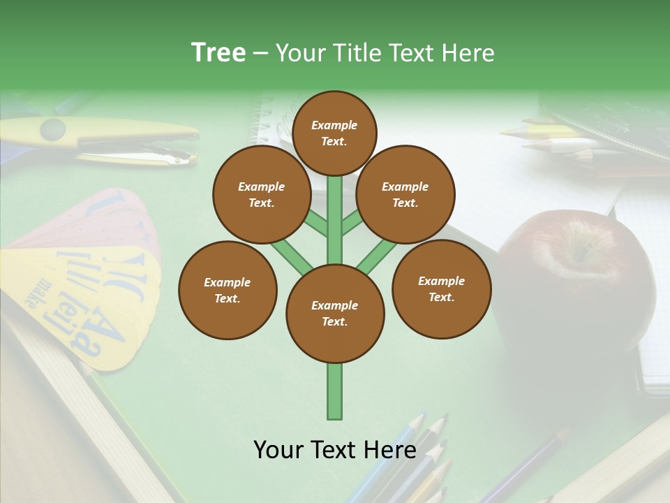 Education Scissors Paper PowerPoint Template