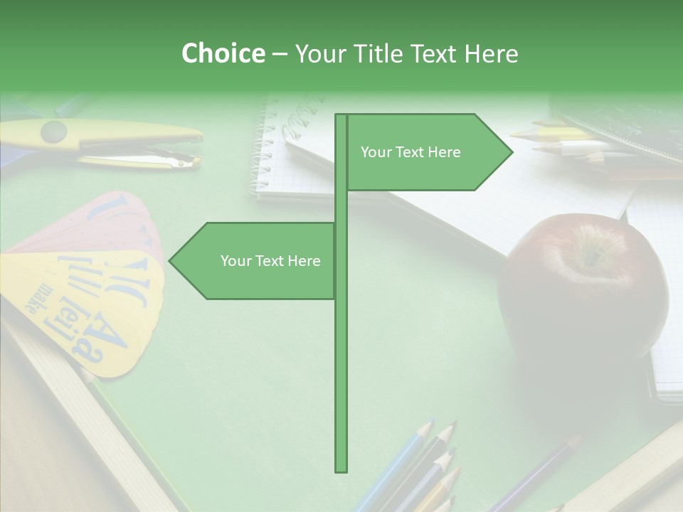 Education Scissors Paper PowerPoint Template