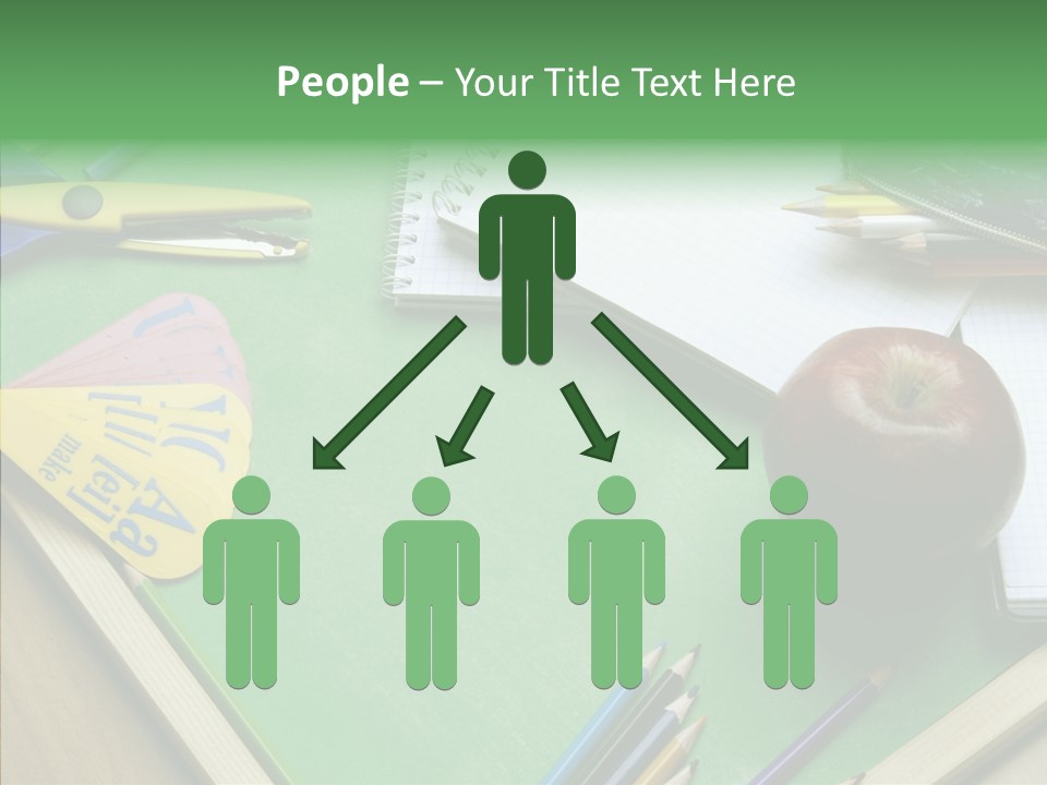 Education Scissors Paper PowerPoint Template