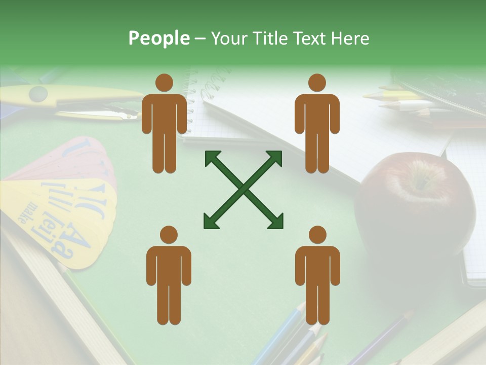 Education Scissors Paper PowerPoint Template