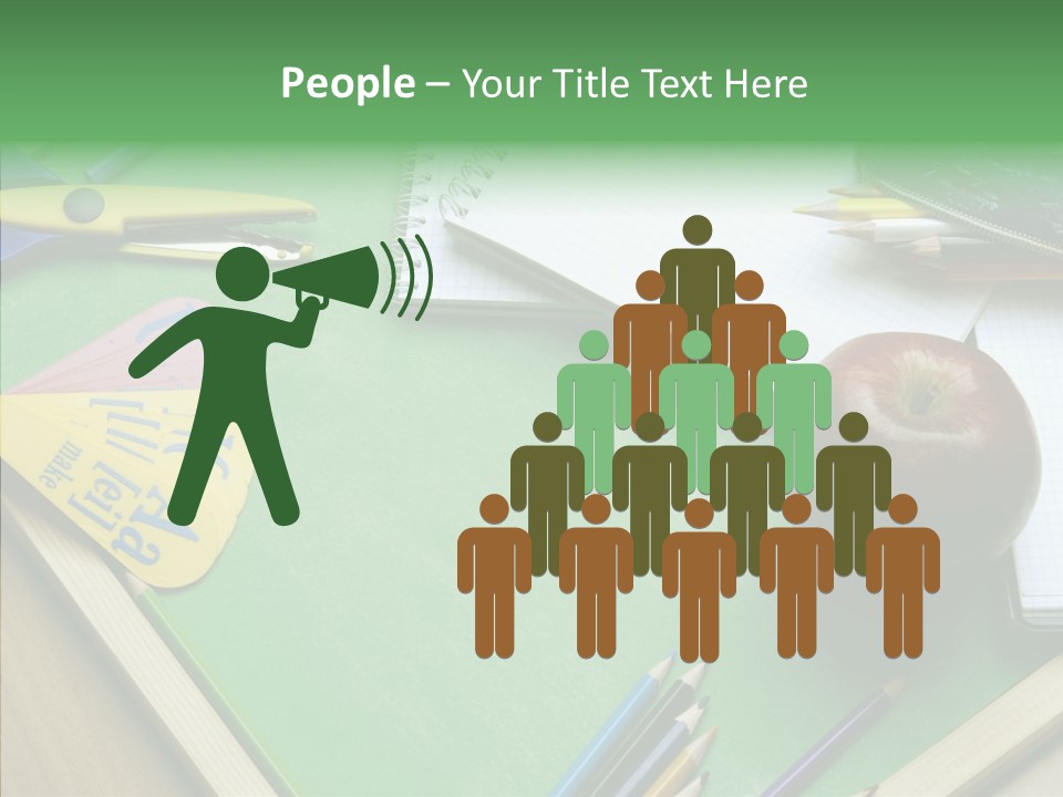 Education Scissors Paper PowerPoint Template