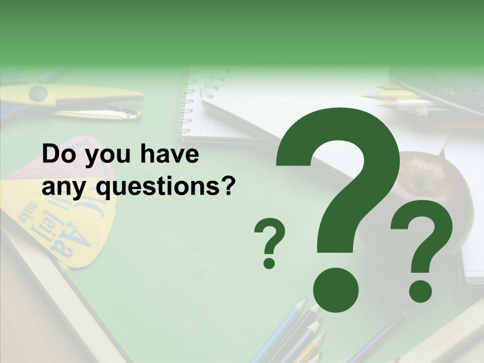 Education Scissors Paper PowerPoint Template