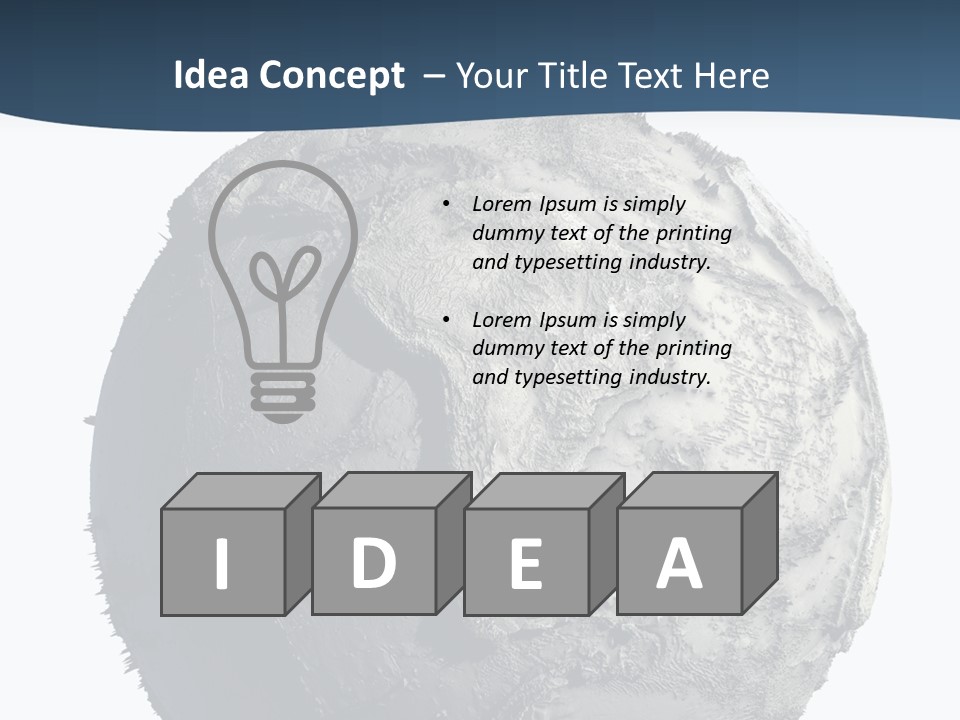 Dead Planet Earth PowerPoint Template