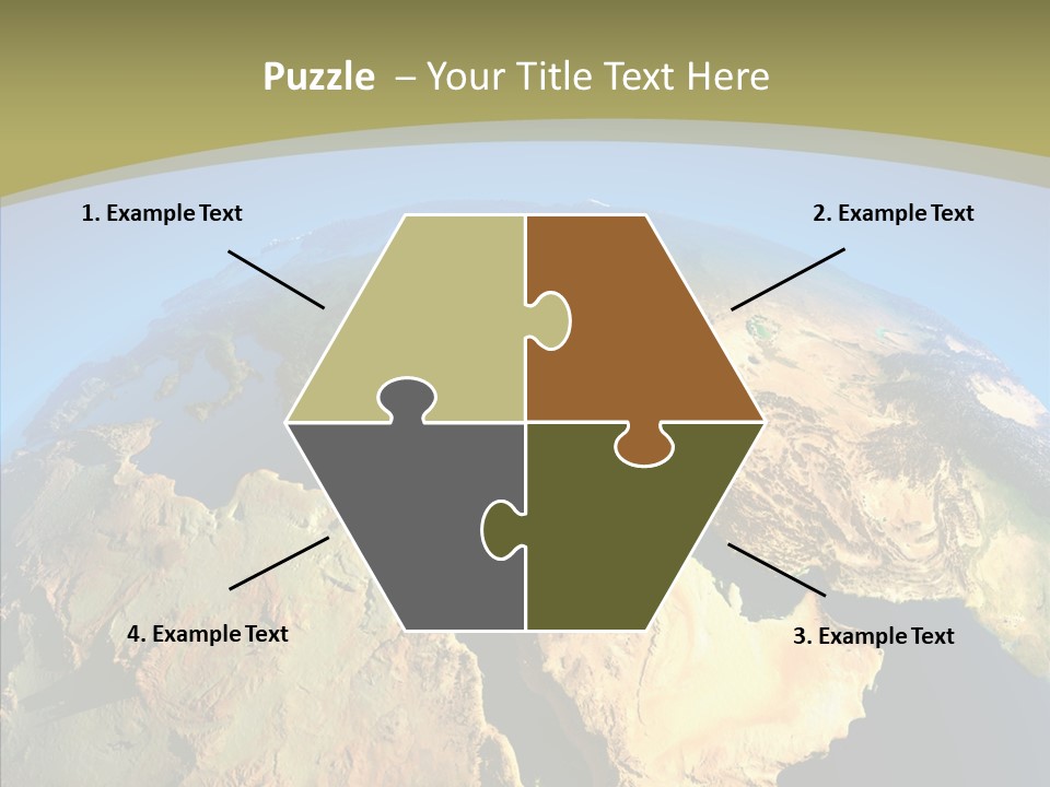 Ethiopia And Saudi Arabia PowerPoint Template
