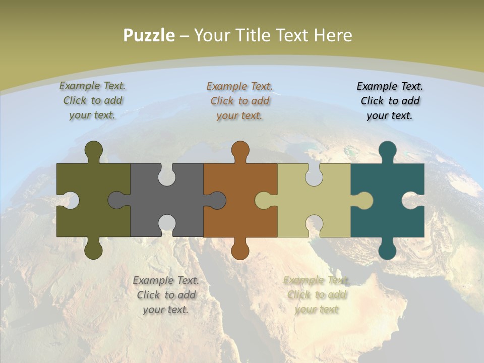 Ethiopia And Saudi Arabia PowerPoint Template