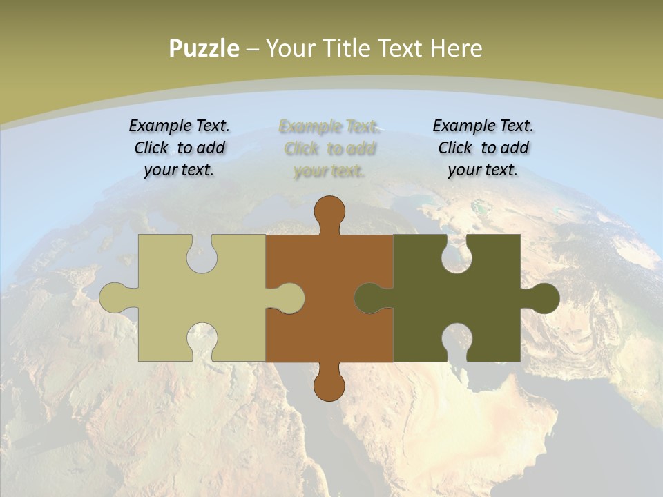Ethiopia And Saudi Arabia PowerPoint Template