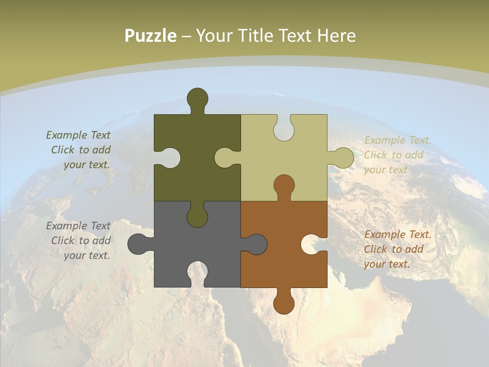 Ethiopia And Saudi Arabia PowerPoint Template