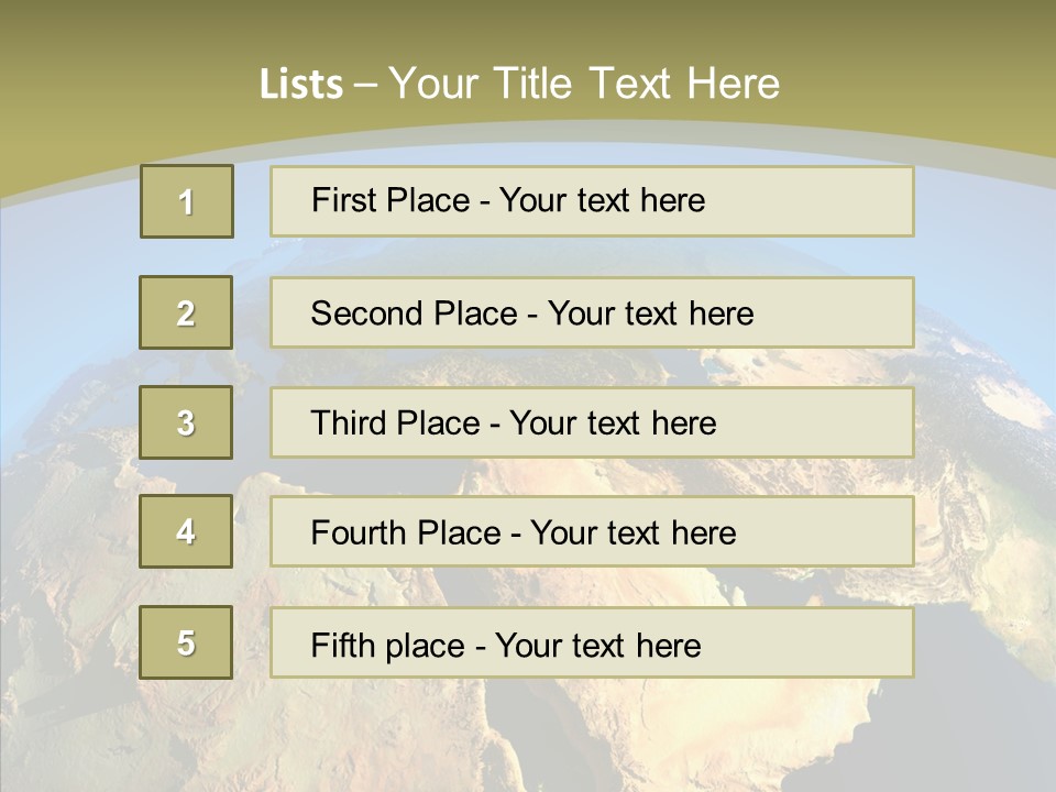 Ethiopia And Saudi Arabia PowerPoint Template