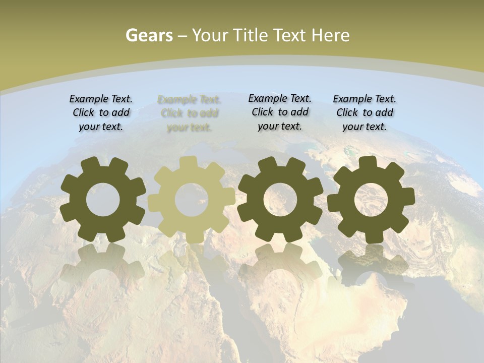 Ethiopia And Saudi Arabia PowerPoint Template