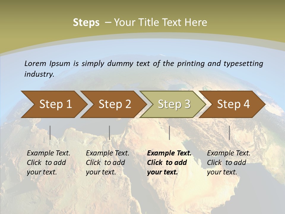 Ethiopia And Saudi Arabia PowerPoint Template