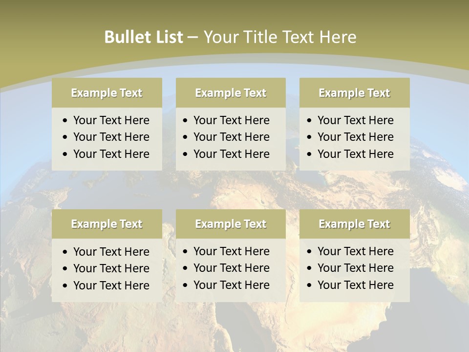 Ethiopia And Saudi Arabia PowerPoint Template