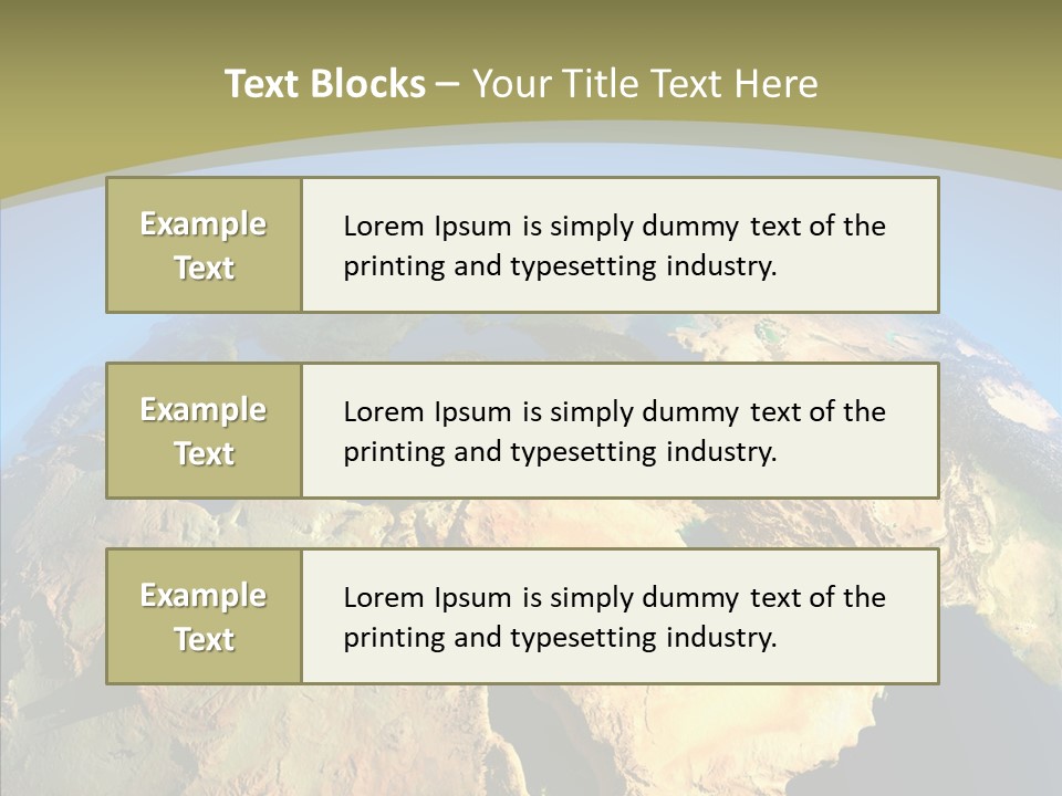 Ethiopia And Saudi Arabia PowerPoint Template