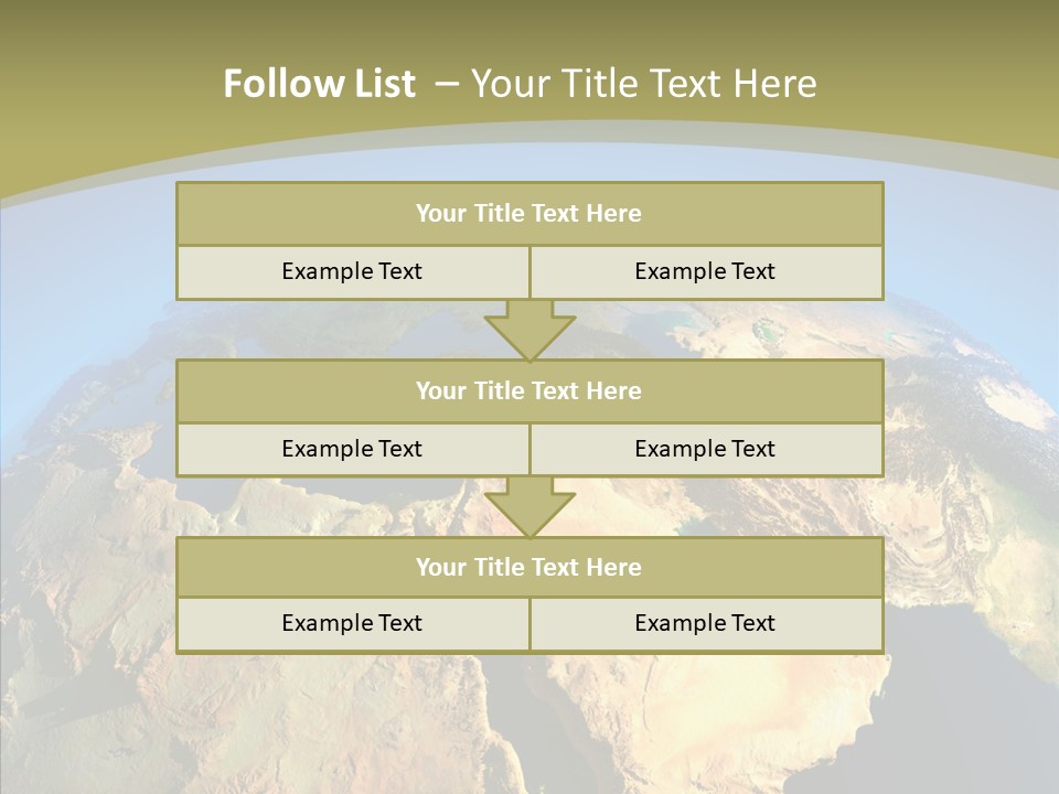Ethiopia And Saudi Arabia PowerPoint Template