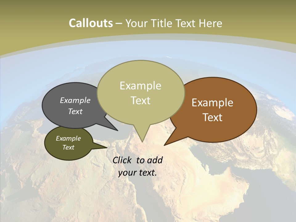 Ethiopia And Saudi Arabia PowerPoint Template