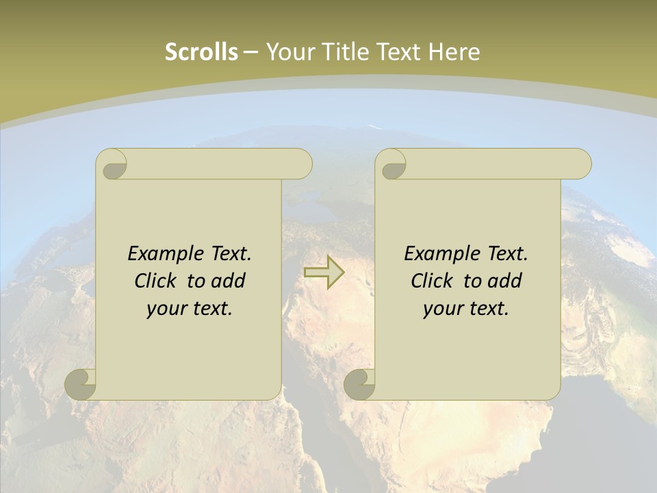 Ethiopia And Saudi Arabia PowerPoint Template