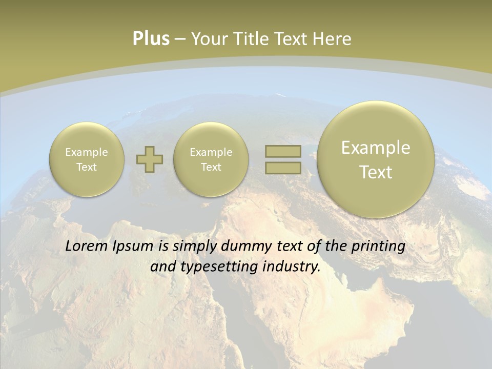Ethiopia And Saudi Arabia PowerPoint Template