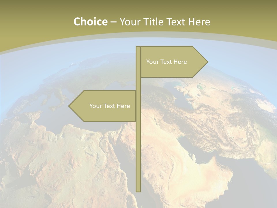 Ethiopia And Saudi Arabia PowerPoint Template