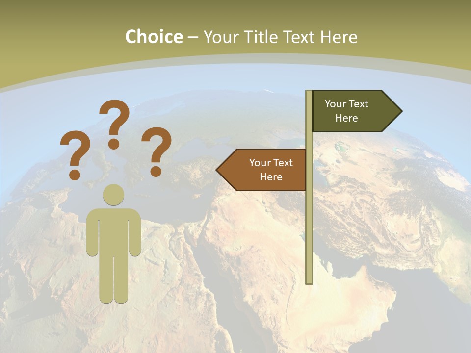 Ethiopia And Saudi Arabia PowerPoint Template