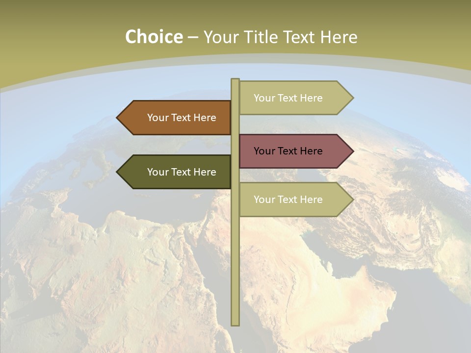 Ethiopia And Saudi Arabia PowerPoint Template