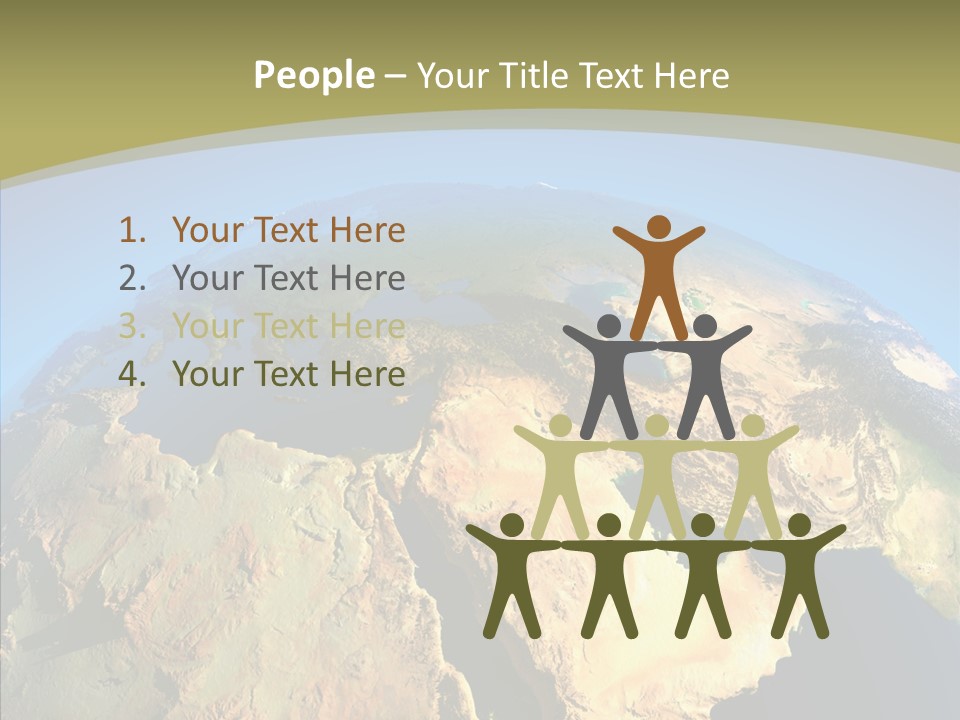 Ethiopia And Saudi Arabia PowerPoint Template