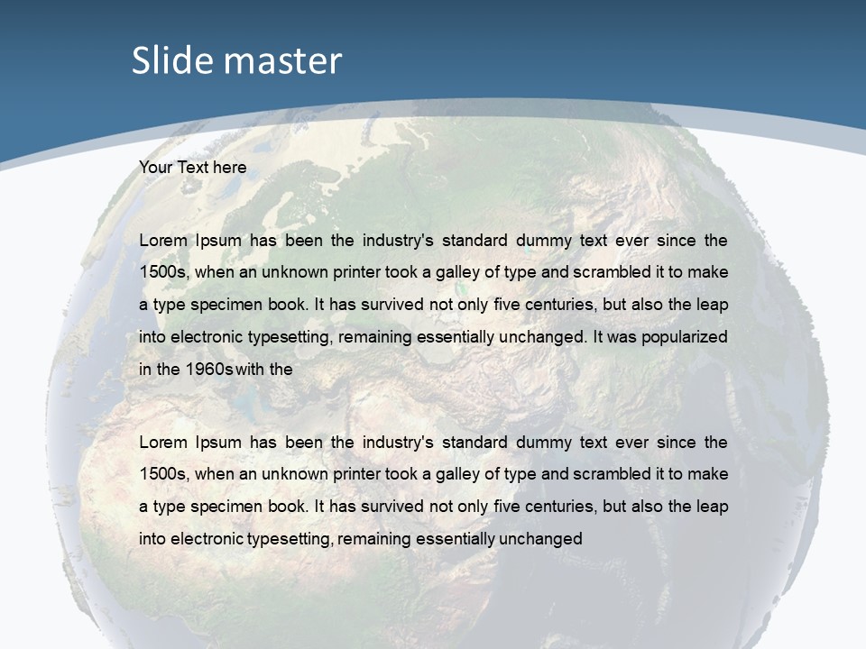 Planet Earth PowerPoint Template