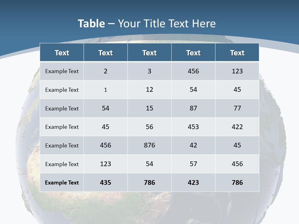 Planet Earth PowerPoint Template