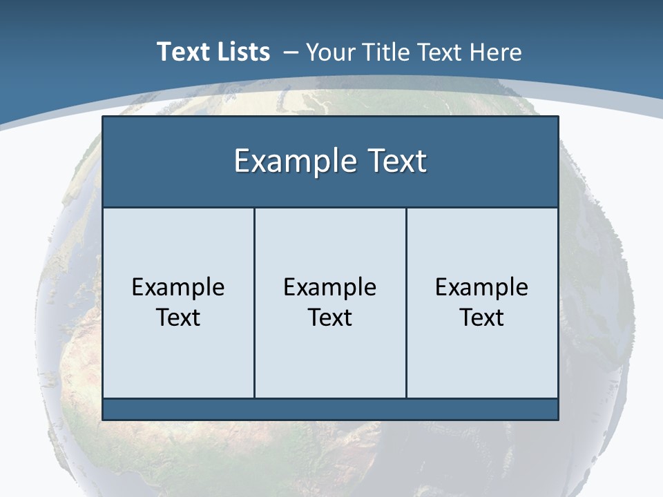 Planet Earth PowerPoint Template