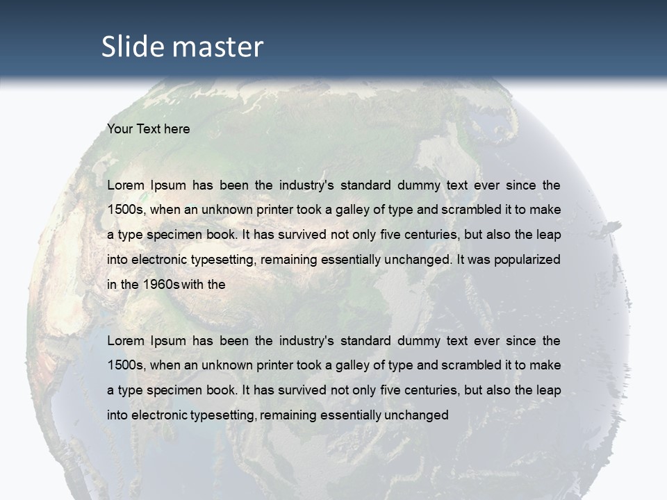 Planet Earth PowerPoint Template