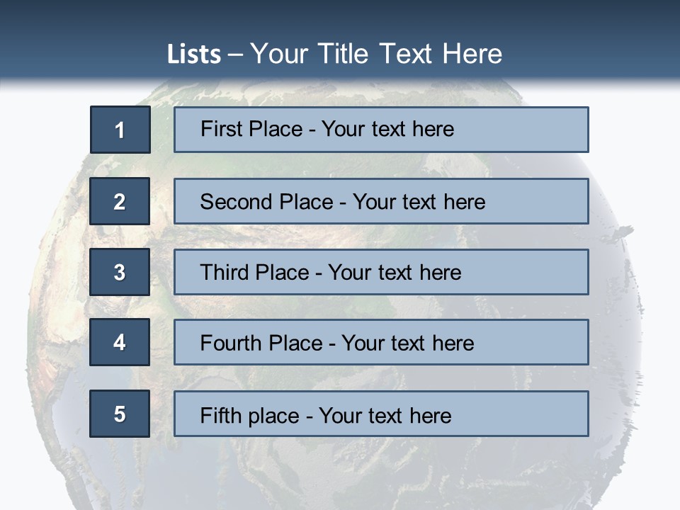 Planet Earth PowerPoint Template