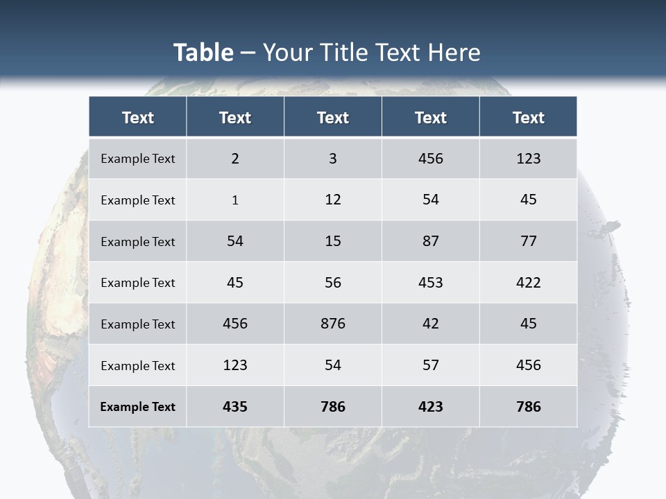Planet Earth PowerPoint Template