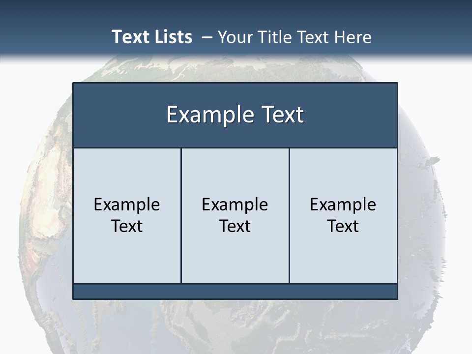 Planet Earth PowerPoint Template
