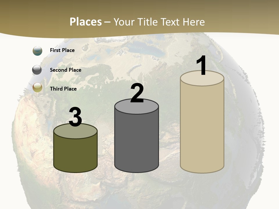 Earth Without Oceans PowerPoint Template