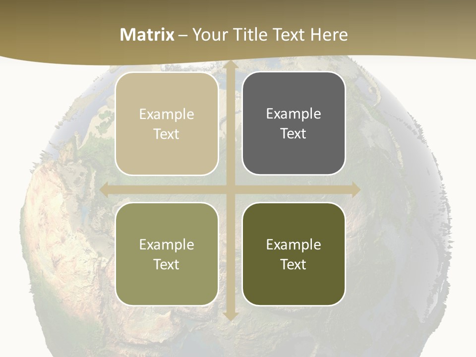 Earth Without Oceans PowerPoint Template