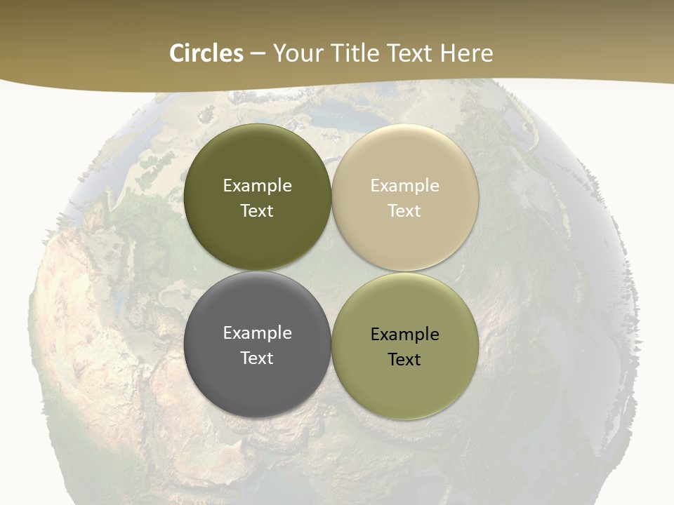 Earth Without Oceans PowerPoint Template