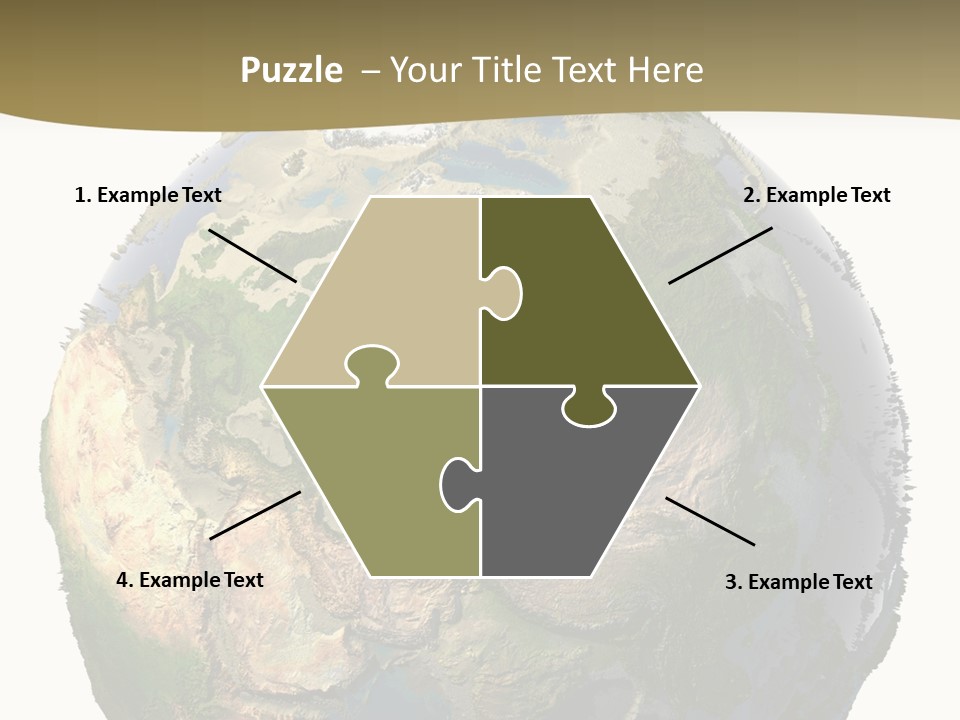 Earth Without Oceans PowerPoint Template