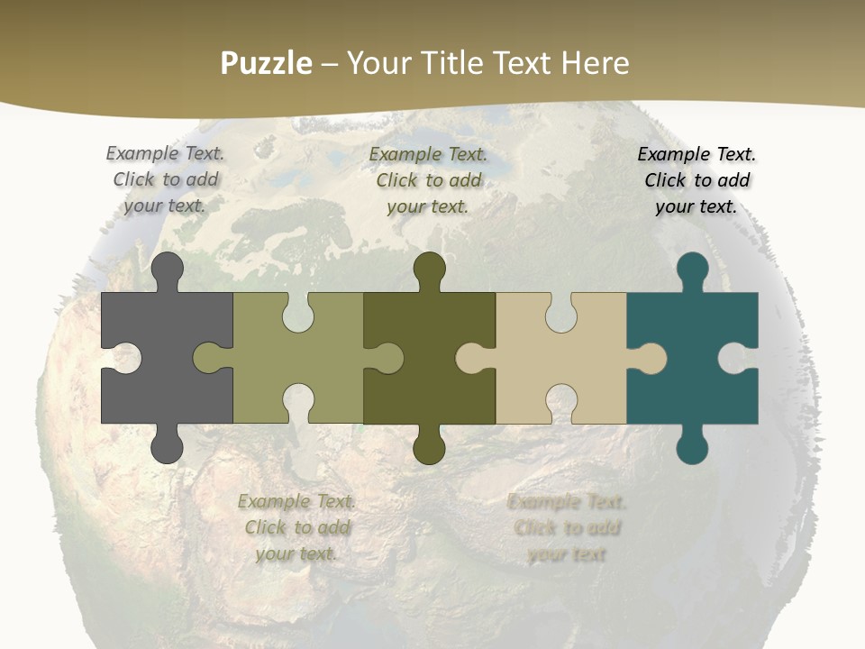 Earth Without Oceans PowerPoint Template