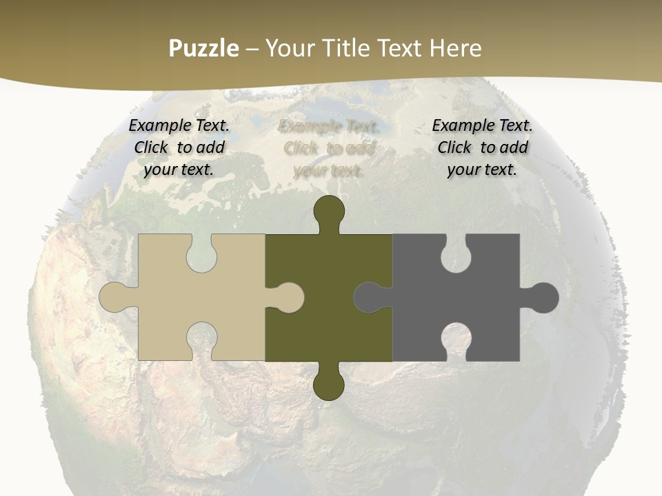 Earth Without Oceans PowerPoint Template