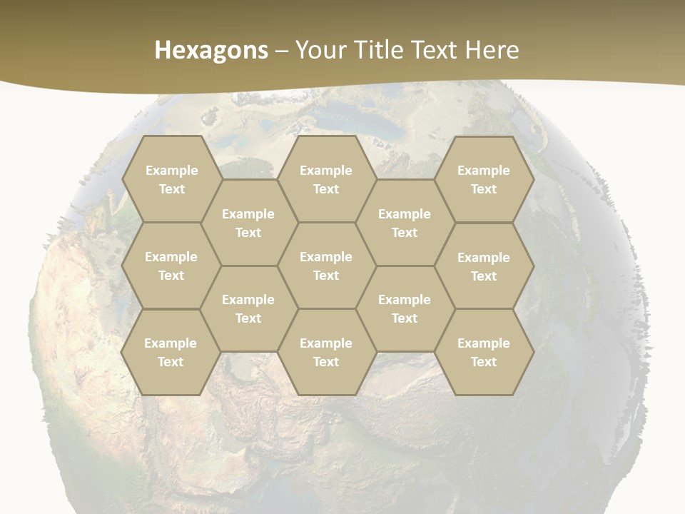 Earth Without Oceans PowerPoint Template